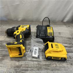 AS-IS DEWALT 20-Volt MAX Lithium-Ion Cordless 1/2 in. Compact Drill/Driver Kit