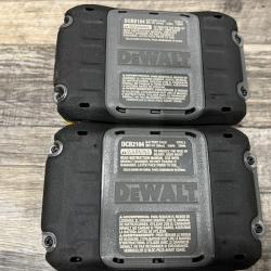 AS-IS DEWALT 20V MAX XR Lithium-Ion 4.0 Ah Battery Packs (2-Pack)