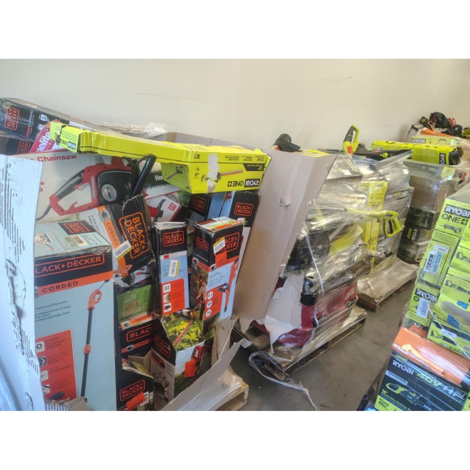 Pittston Location As-Is Power Tools Partial Truckload (12 Pallets) 8646-A