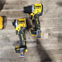 HOUSTON LOCATION - AS-IS DeWalt 20V XR Lithium-Ion Cordless 2-Tool Combo Kit with 4.0 Ah and 1.7 Ah Batteries and Charger