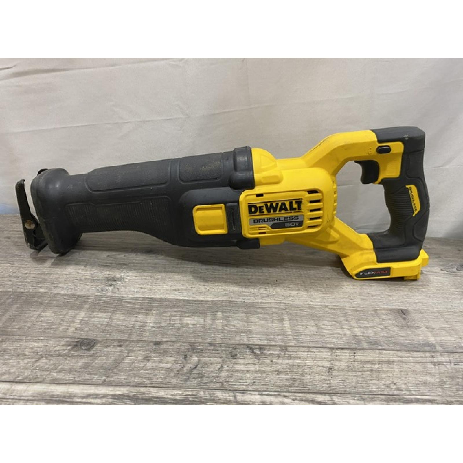 AS-IS DEWALT FLEXVOLT 60V MAX Cordless Brushless Reciprocating Saw (Tool Only)