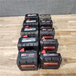 HOUSTON LOCATION - AS-IS MILWAUKEE BATTERY PACK QTY - 10