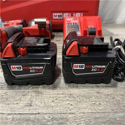 AS-IS Milwaukee FUEL 18V Lithium-Ion Brushless Cordless Hammer Drill and Impact Driver Combo Kit