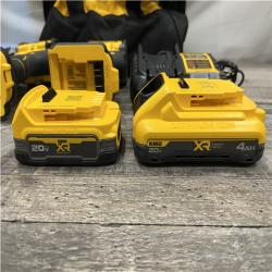 AS-IS DEWALT 20V XR Lithium-Ion Cordless 2-Tool Combo Kit
