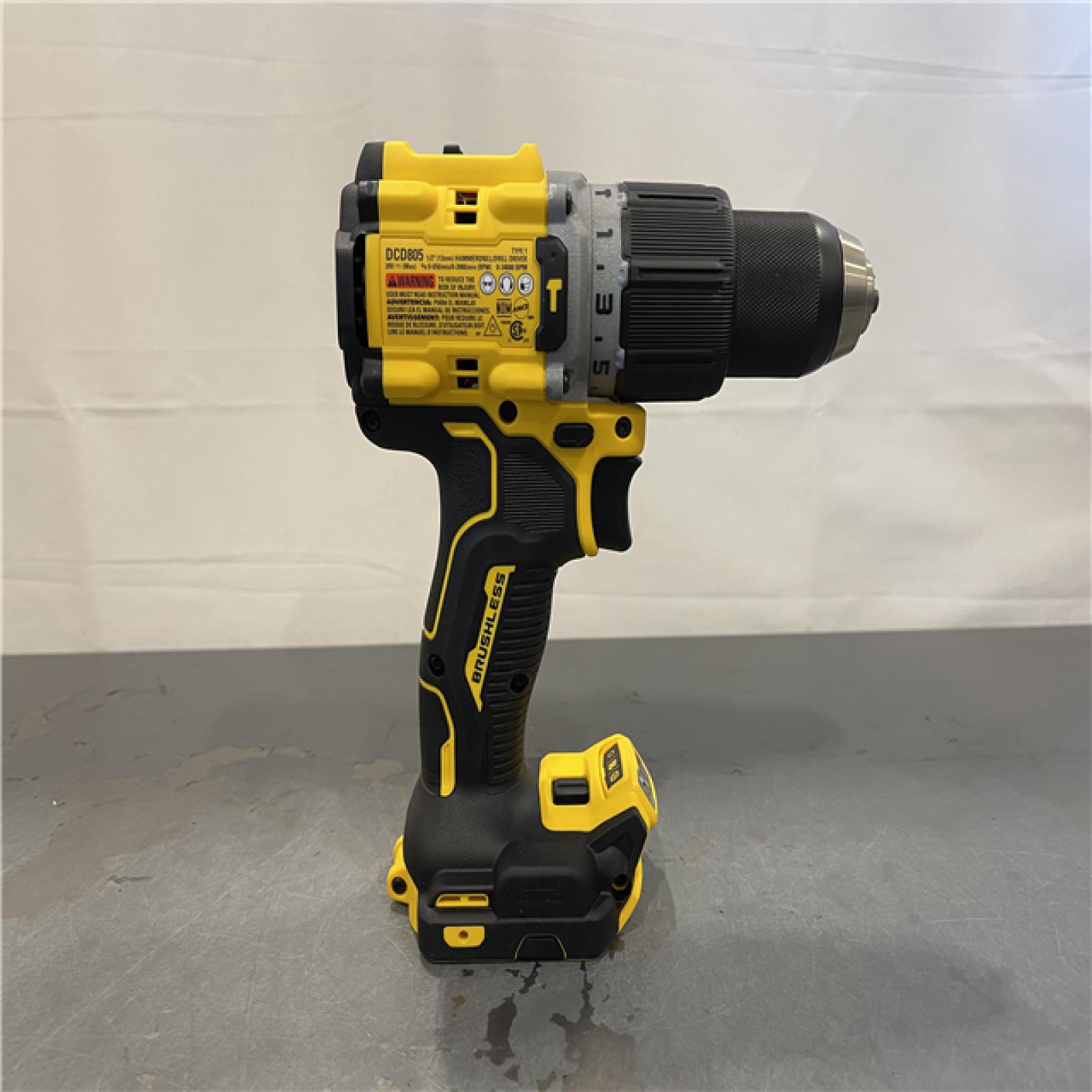 AS-IS- DEWALT 20-Volt Compact Cordless 1/2 in. Hammer Drill