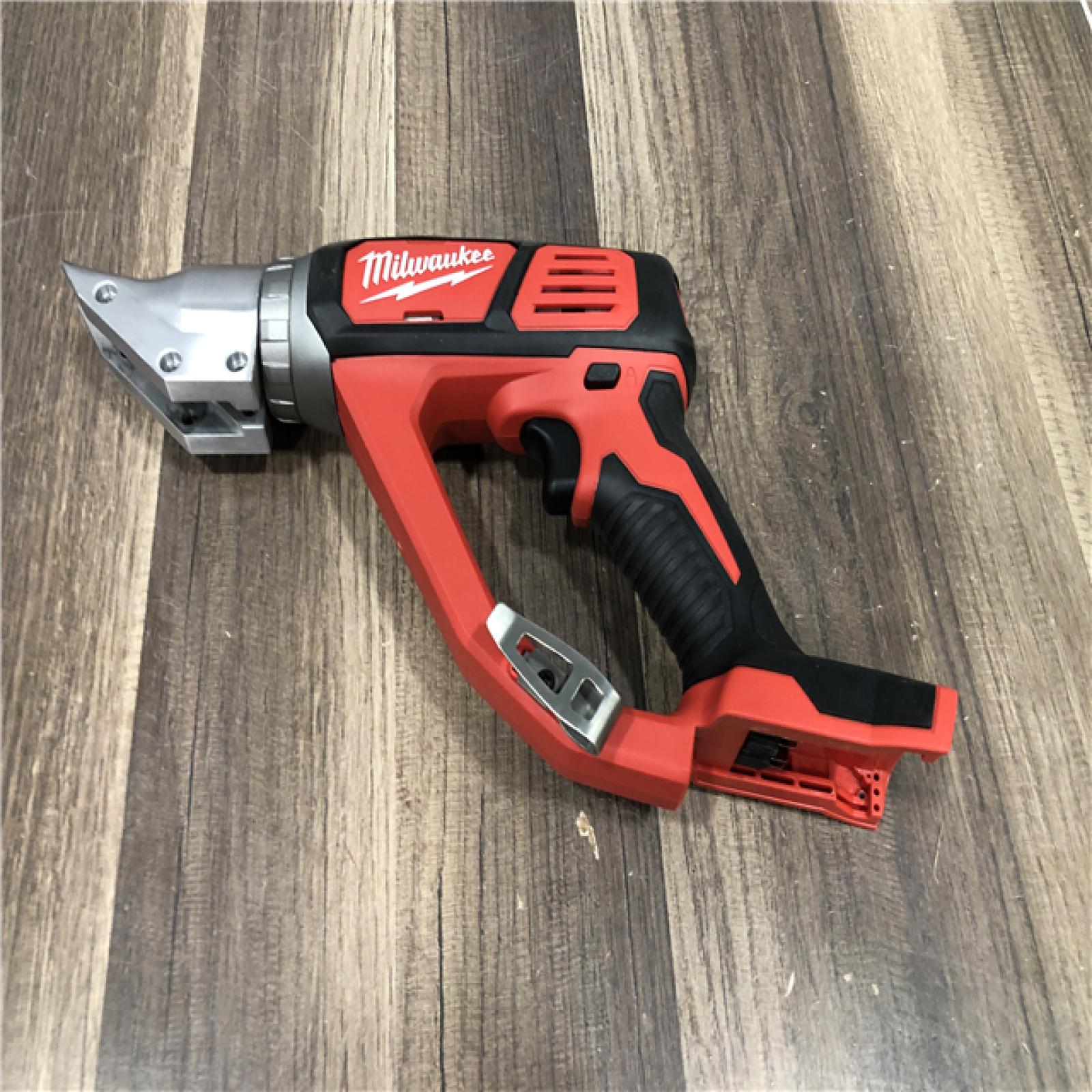 AS-IS Milwaukee 18-Volt Lithium-Ion Cordless 18-Gauge Double Cut Metal Shear (Tool-Only)
