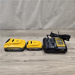 AS-IS Dewalt DCBP315-2C 20V MAX POWERSTACK Lithium-Ion Batteries and Charger Starter Kit