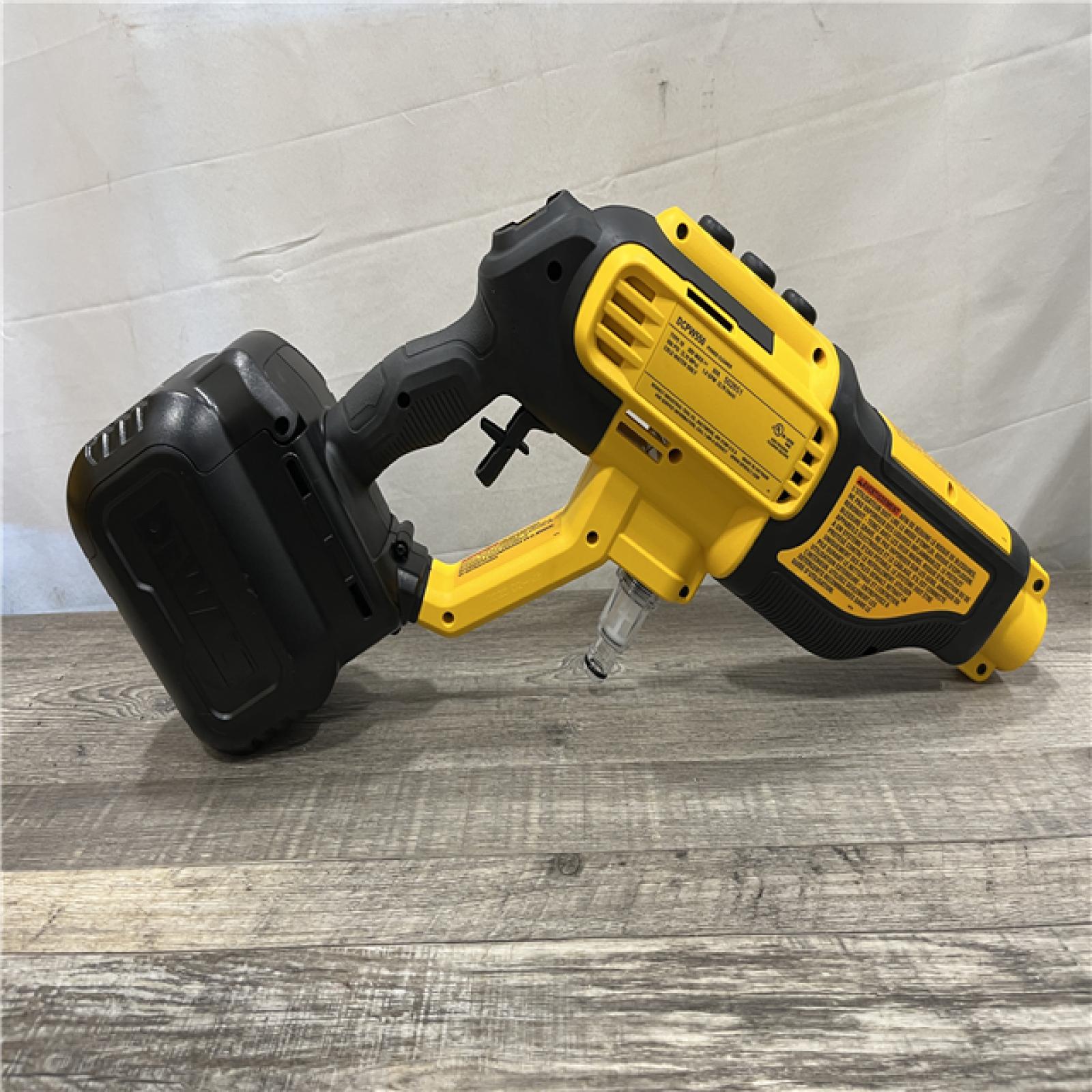 AS-IS DEWALT 20V MAX 550 PSI 1.0 GPM Cold Water Cordless Battery Power Cleaner with 4-Nozzles (Tool Only)