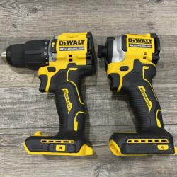 AS-IS DEWALT ATOMIC 20V MAX Lithium-Ion Cordless 2-Tool Combo Kit