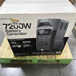 California AS-IS Ecoflow 7200W Battery Generator w/Solar Panel (Damaged Boxes)