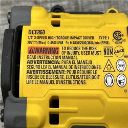 AS-IS DEWALT 20V MAX XR Cordless Impact Driver (Tool Only)