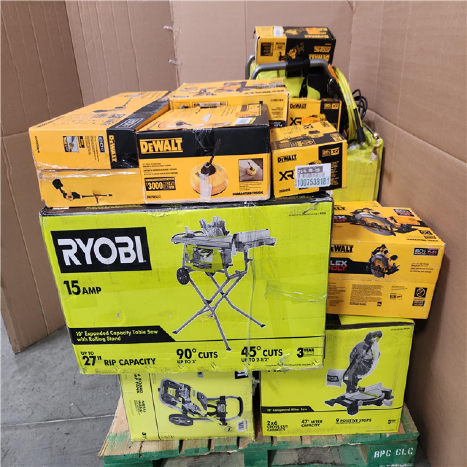 CALIFORNIA AS-IS TOOL PALLET