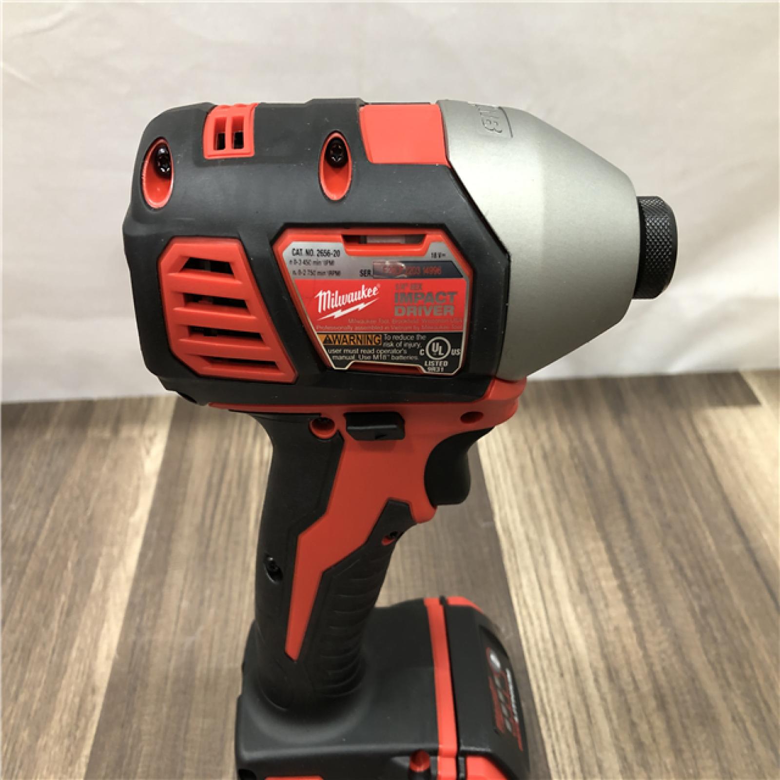 AS-IS Milwaukee 18V Lithium-Ion Cordless Drill Driver/Impact Driver Combo Kit