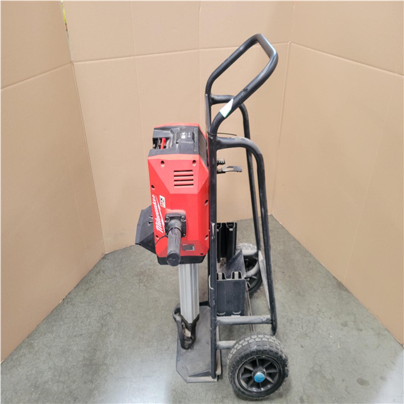 CALIFORNIA AS-IS MILWAUKEE MX FUEL JACK HAMMER WITH STAND