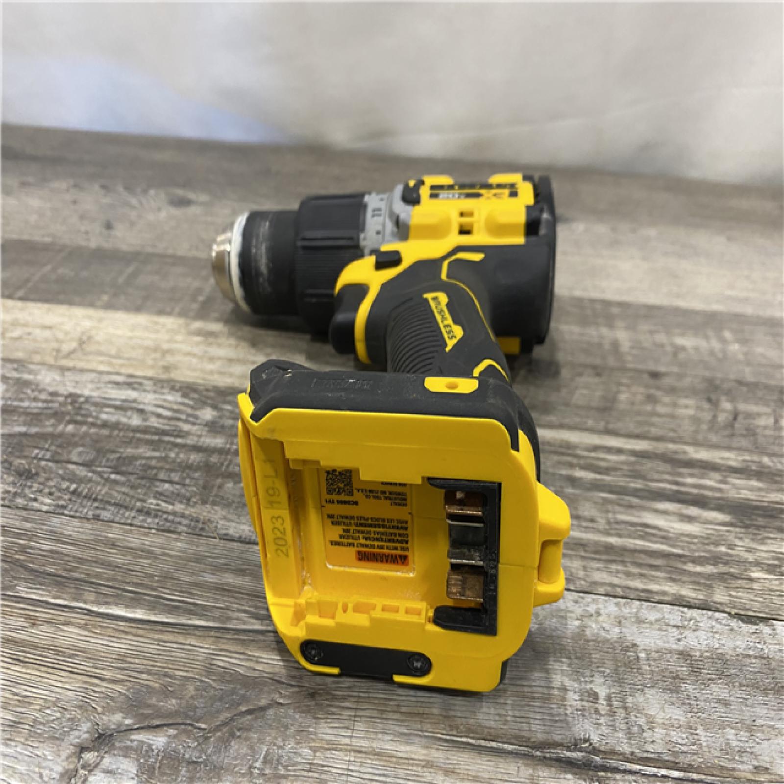 AS-IS DEWALT 20V XR Brushless Cordless 1/2 in. Hammer Drill (Tool-Only)