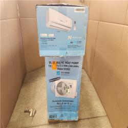 Phoenix NEW Hessaire DIY 21 SEER2 18 000 BTU WiFi 1.5-Ton Ductless Mini Split Air Conditioner  Heat Pump  Variable Speed Inverter-208V/230V