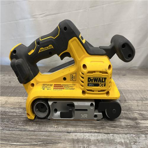 AS-IS DEWALT 20V MAX* XR Brushless Cordless Belt Sander (Tool-Only)