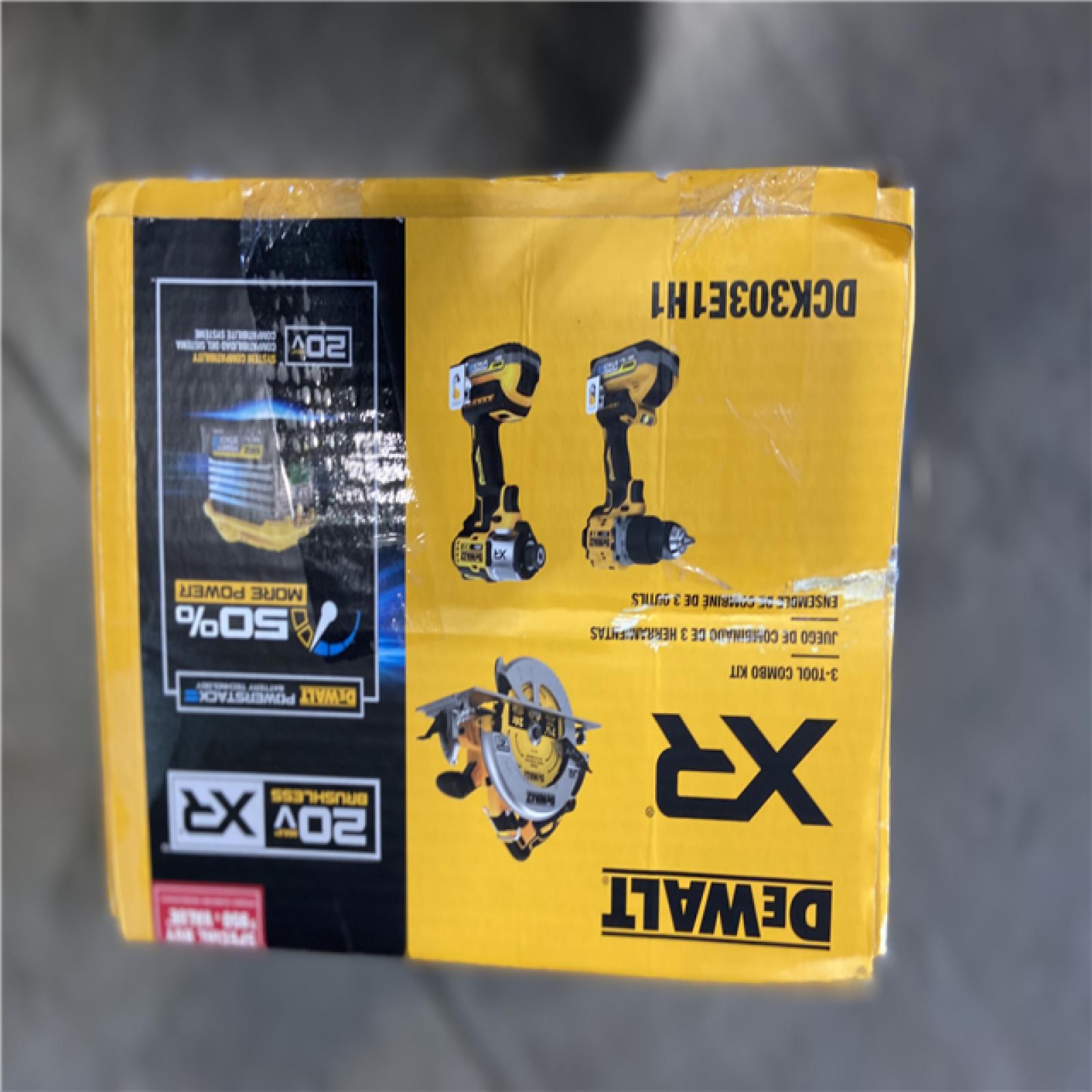 AS-IS - DEWALT 20V MAX Lithium-Ion Cordless 3-Tool Combo Kit