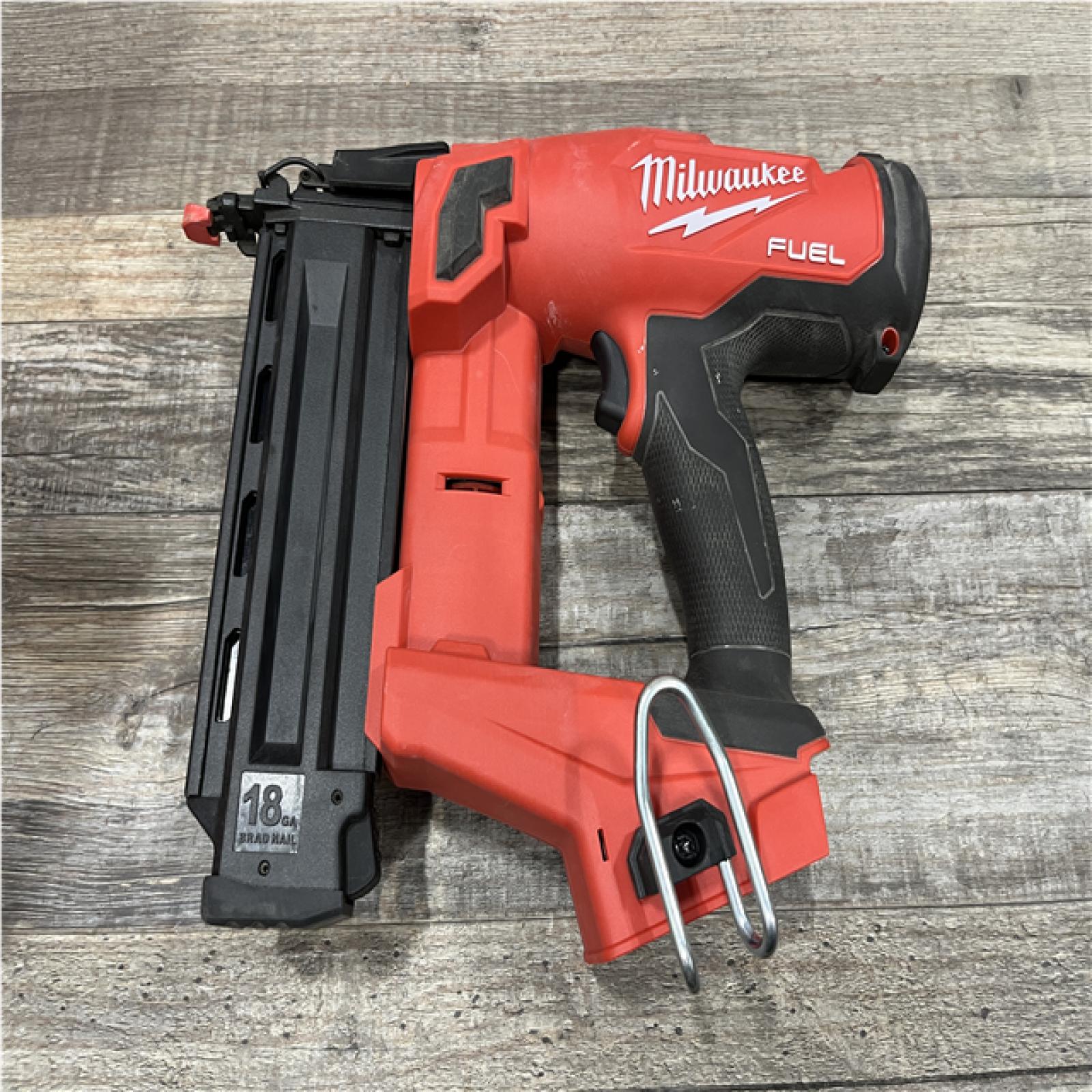 AS-IS Milwaukee FUEL 18-Volt Lithium-Ion Brushless Cordless Gen II 18-Gauge Brad Nailer (Tool-Only)