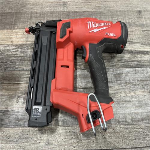 AS-IS Milwaukee FUEL 18-Volt Lithium-Ion Brushless Cordless Gen II 18-Gauge Brad Nailer (Tool-Only)