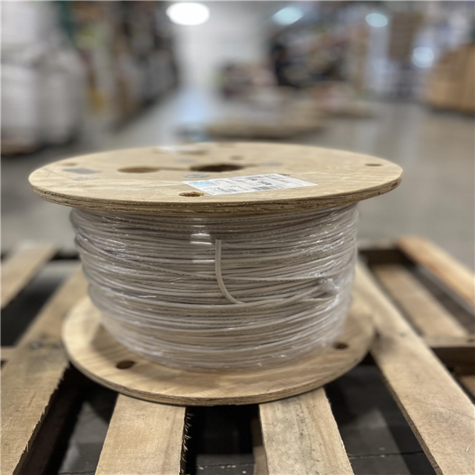 DALLAS LOCATION - AS-IS Southwire 2,500 ft. 6 White Stranded CU SIMpull THHN Wire (SEE NOTES)