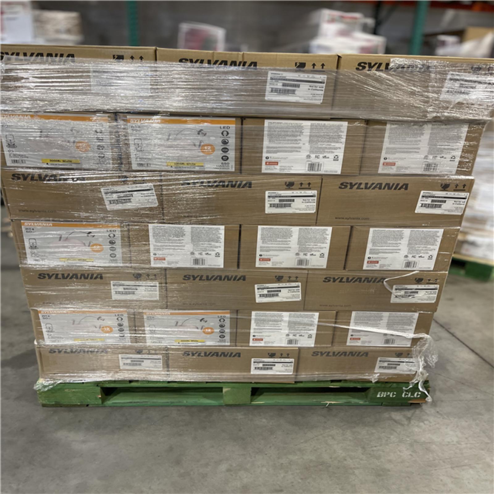 DALLAS LOCATION - Integrated LED 4 in. Retro Fit 3000K 550 Lumen Dimmable Recessed Light White  Wet Rated (12-Pack) PALLET-(70 CASES)