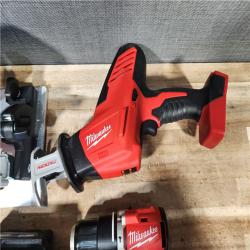 HOUSTON LOCATION - AS - IS Milwaukee 3 Tool Combo Kit W/ (2) Battery & Charger