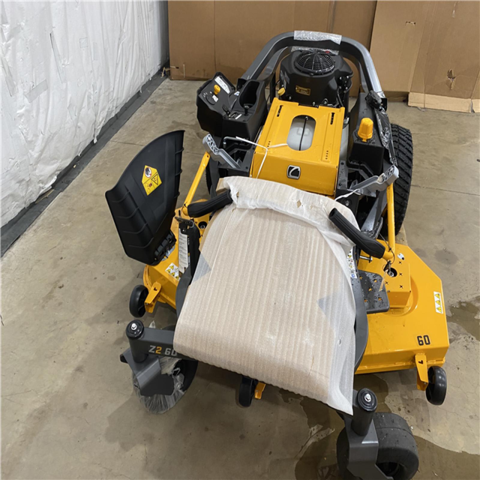 Houston Location - AS-IS Outdoor Power Equipment CUB CADET Z2 60 SIT DOWN MOWER