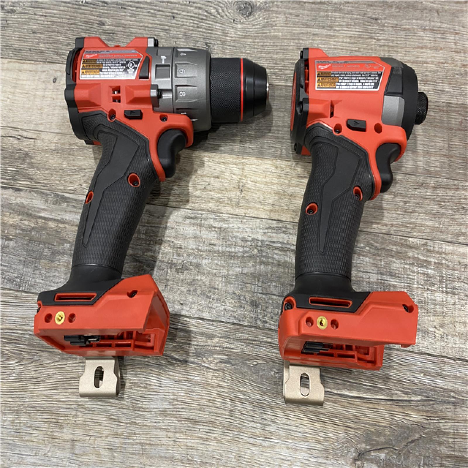 LIKE NEW - Milwaukee FUEL 18V Lithium-Ion Brushless Cordless Hammer Drill and Impact Driver Combo Kit