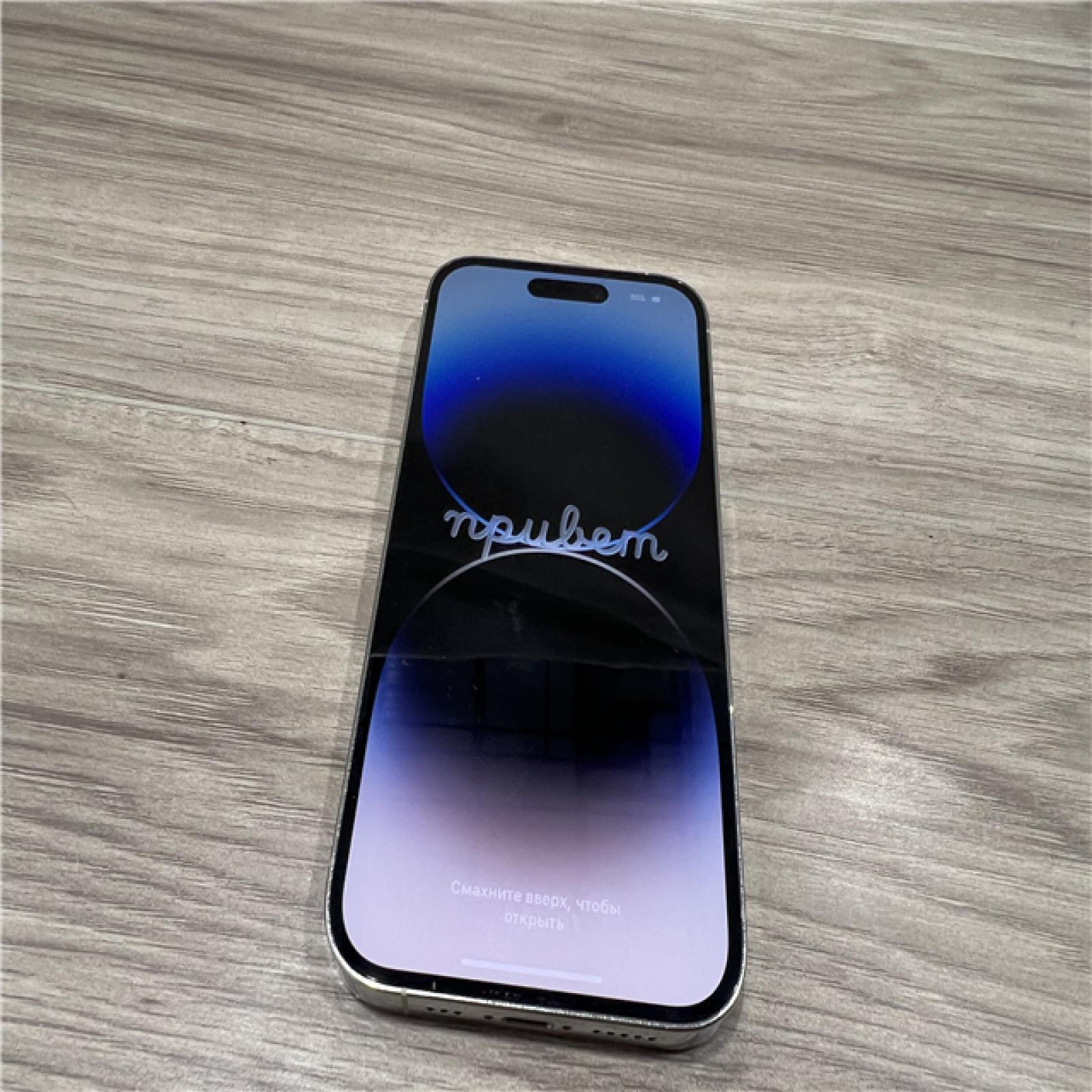 AS-IS Apple iPhone 14 Pro (256GB  Silver)  MQ0X3LL/A