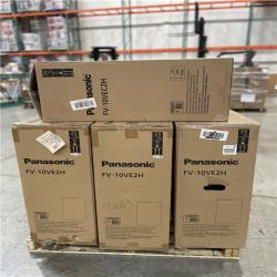 DALLAS LOCATION -Panasonic Intelli-Balance 100-Energy Recovery Ventilator (ERV), 30-100 CFM, Hardwired, Temperate Climate PALLET-(4 UNITS)