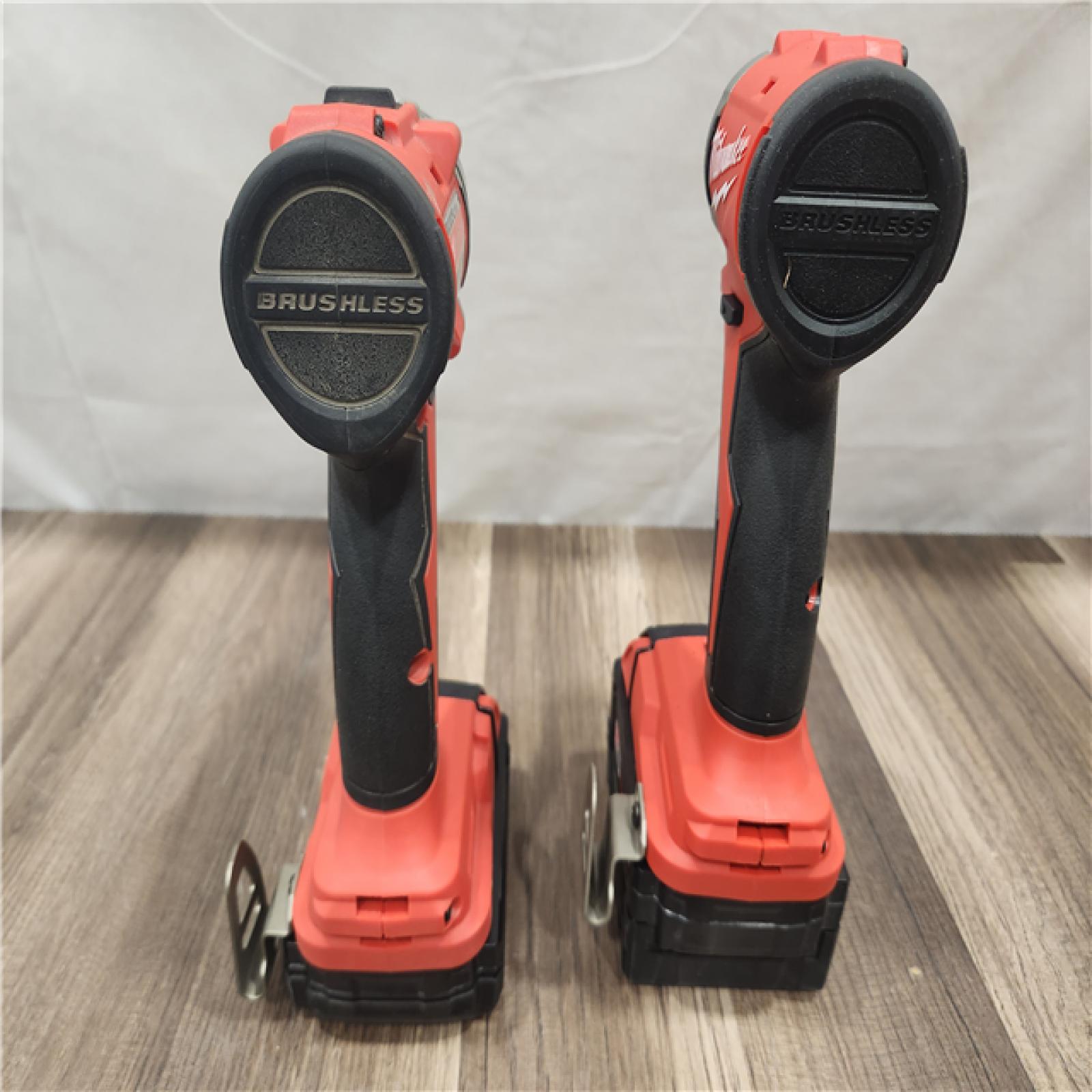 AS-IS- Milwaukee M18 Compact Brushless 2-Tool Combo Kit