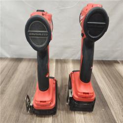 AS-IS- Milwaukee M18 Compact Brushless 2-Tool Combo Kit