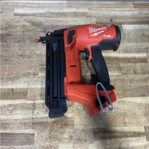 Houston Location AS-IS Milwaukee FUEL 18-Volt Lithium-Ion Brushless Cordless Gen II 18-Gauge Brad Nailer (Tool-Only)