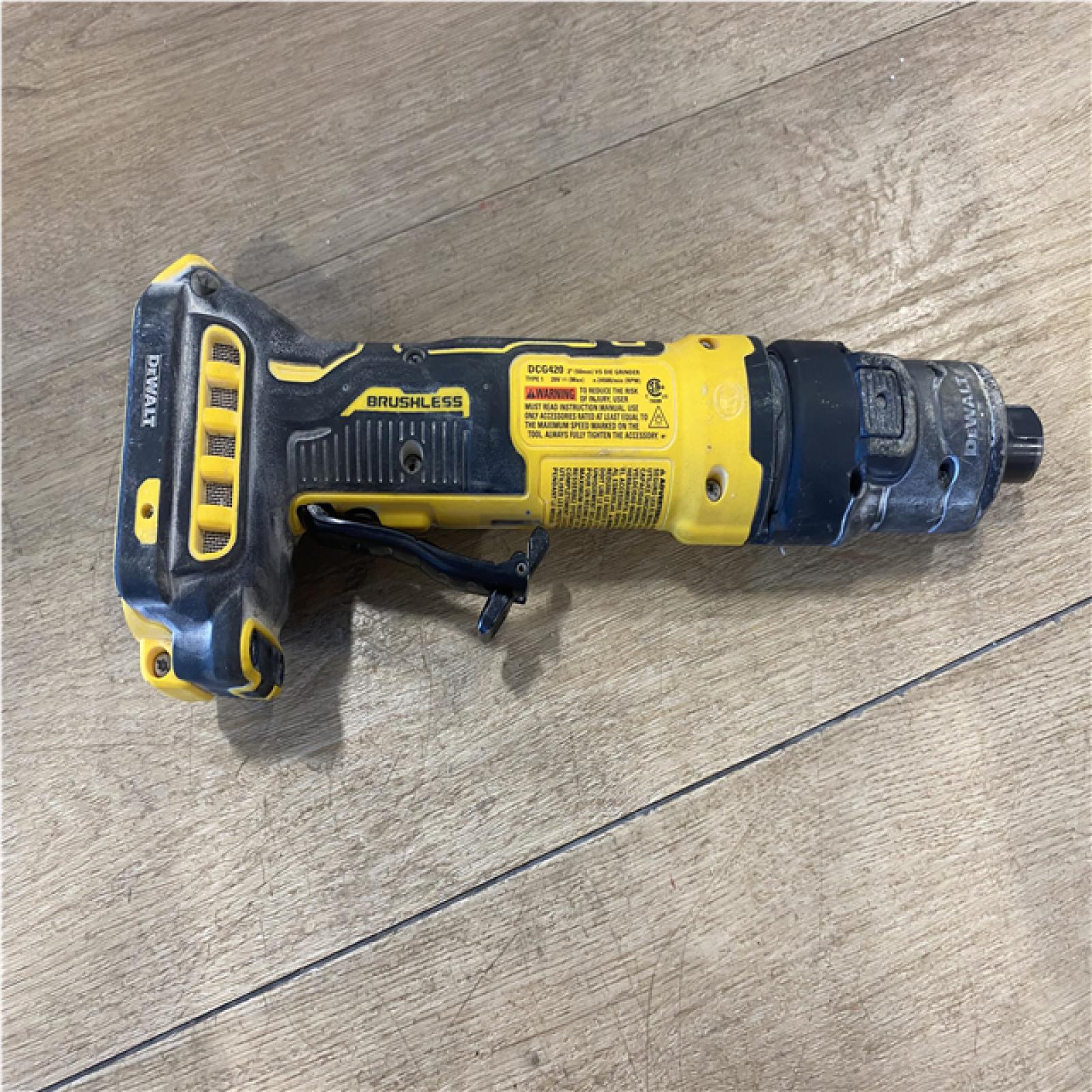 AS-IS DEWALT ATOMIC 20V MAX Cordless Die Grinder with Paddle Switch (Tool Only)
