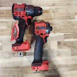 HOUSTON LOCATION - AS-IS (APPEARS LIKE NEW) Milwaukee FUEL 18V Lithium-Ion Brushless Cordless Hammer Drill and Impact Driver Combo Kit