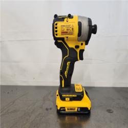 AS-IS- DEWALT ATOMIC 20V MAX* Brushless Cordless Compact 1/4 in. Impact Driver Kit