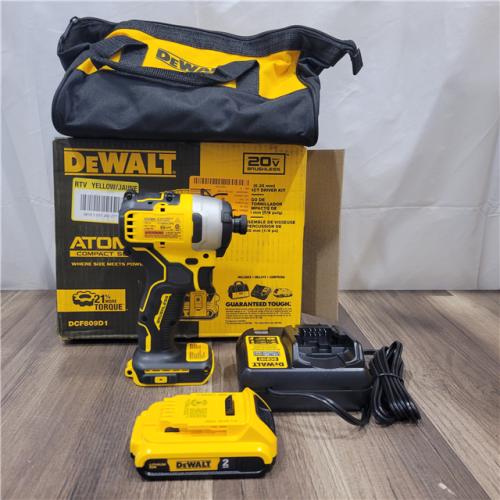 AS-IS DEWALT ATOMIC 20V MAX* Brushless Cordless Compact 1/4 in. Impact Driver Kit