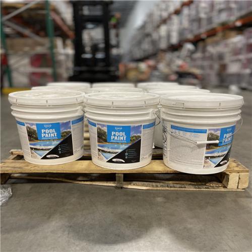 DALLAS LOCATION - DALLAS LOCATION -Dyco Pool Paint 5 Gal. 3150 White Semi-Gloss Acrylic Exterior Paint PALLET- (10 UNITS)