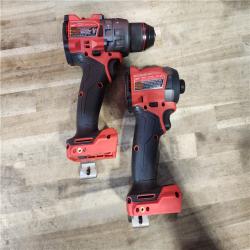 HOUSTON LOCATION - AS-IS MILWAUKEE FUEL 18V Lithium-Ion Brushless Cordless Hammer Drill and Impact Driver Combo Kit