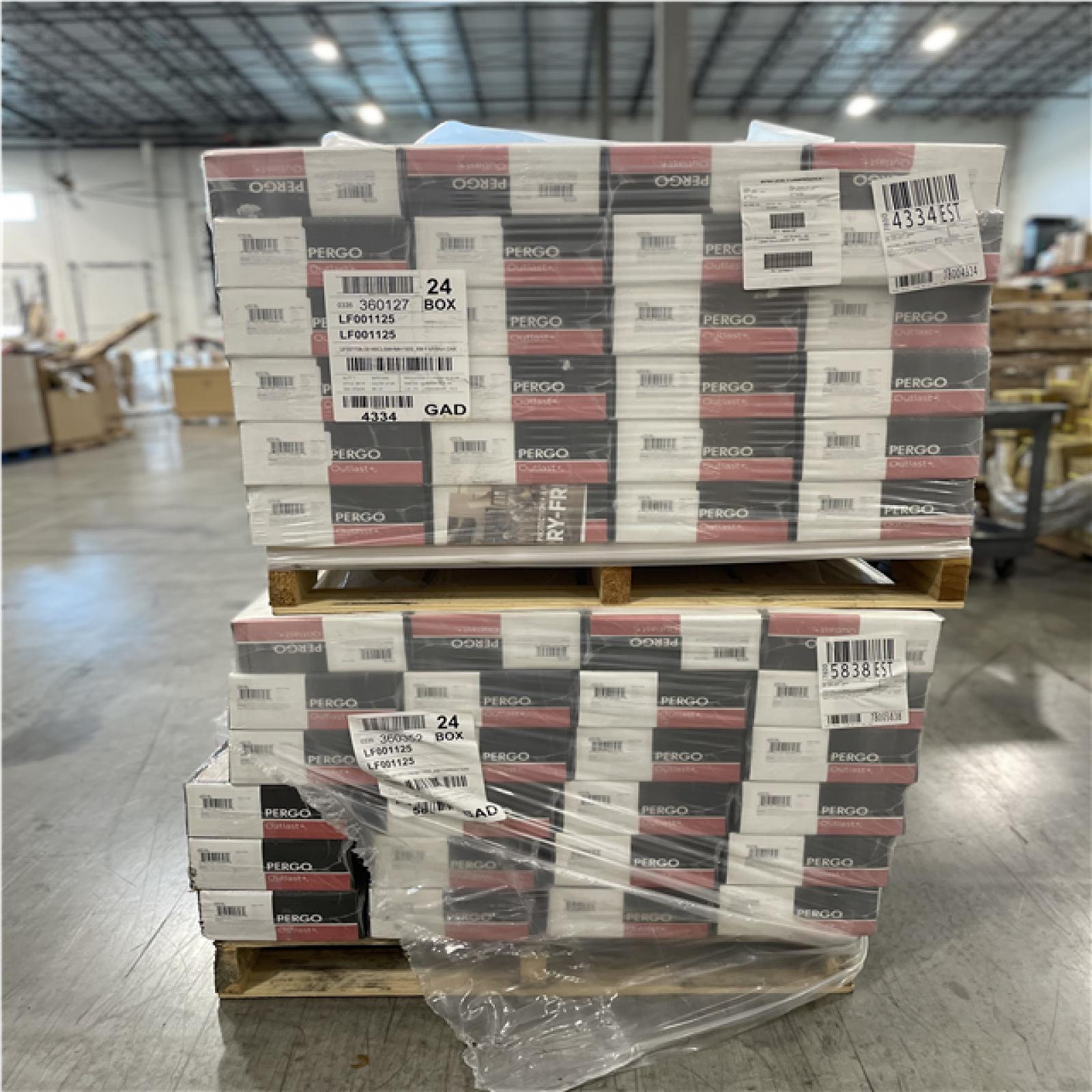 DALLAS LOCATION -Pergo Outlast+ Farrah Oak 12 mm T x 7.4 in. W Waterproof Laminate Wood Flooring (19.63 sq.ft./case) PALLET-(48 UNITS)