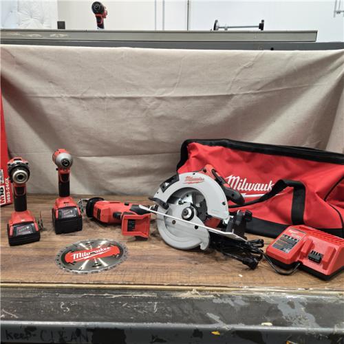 AS-IS Milwaukee M18 4 Tool Combo Kit