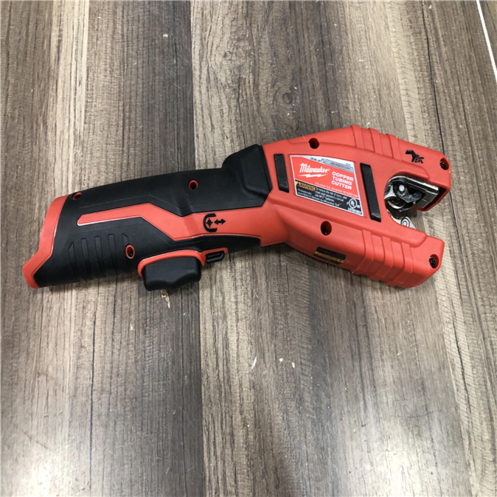 AS-IS Milwaukee 12V Lithium-Ion Cordless Copper Tubing Cutter (Tool-Only)