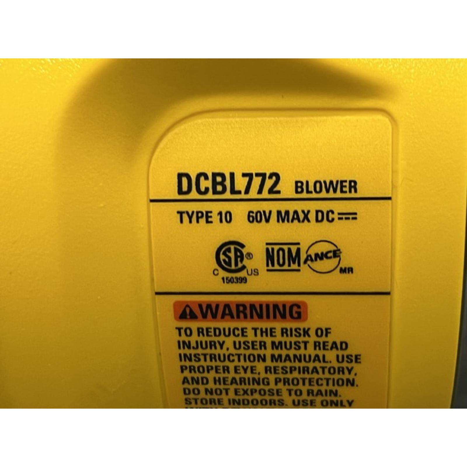 AS-IS DEWALT FLEXVOLT 60V MAX 125 MPH 600 CFM Brushless Cordless Battery Powered Blower Kit