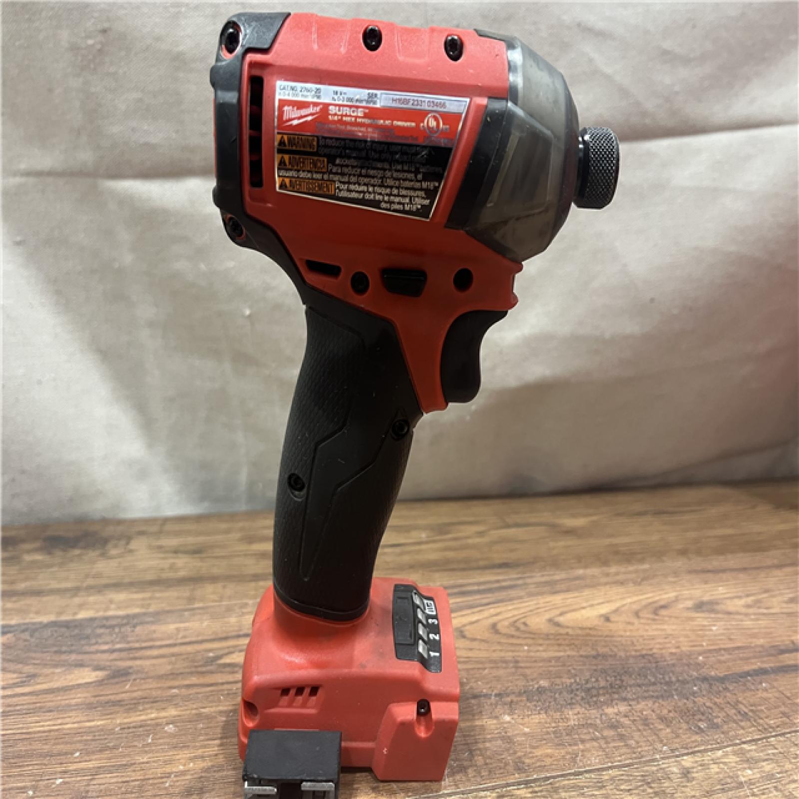 AS-IS Milwaukee 2760-20 - M18 Fuel Surge 18V Cordless Drill/Driver Bare Tool