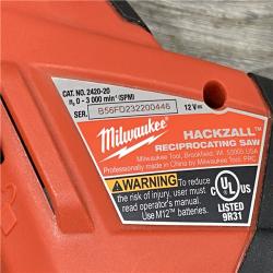 AS-IS Milwaukee 12V Lithium-Ion HACKZALL Cordless Reciprocating Saw Kit