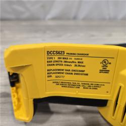 AS-IS Dewalt 20V Max Cordless Pruning Chainsaw Kit