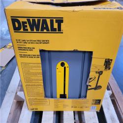 CALIFORNIA AS-IS DEWALT 8-1/4 /PULG/PO (210mm) TABLE SAW WITH 24-1/2 /PULG/PO (622.3mm) RIP CAPACITY