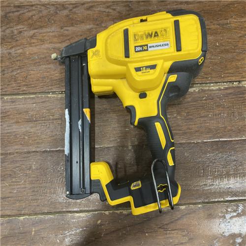 AS-IS DEWALT Cordless 18-Gauge Narrow Crown Stapler (Tool Only)