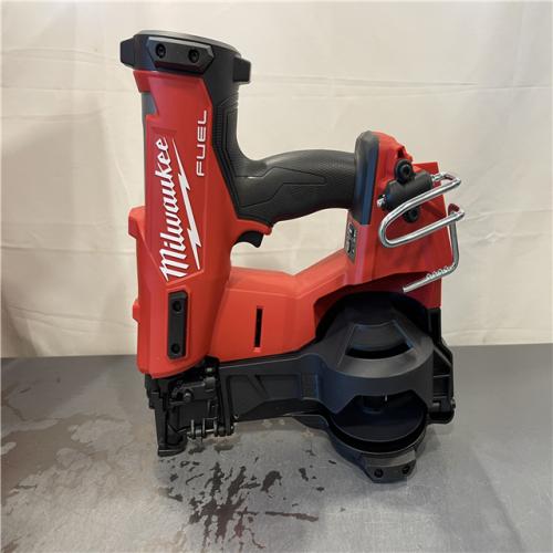 AS-IS - Milwaukee M18 FUEL 18-Volt Lithium-Ion Brushless Cordless Coil Roofing Nailer
